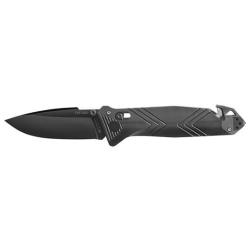 Couteau pliant TB Outdoor CAC Lisse - 4 fonctions - Noir