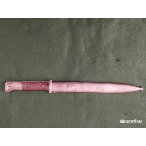 Baionnette Allemande K98 .2e Guerre Mondiale.1942