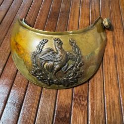 HAUSSE-COL D'OFFICIER D'INFANTERIE, mod&egrave;le du 11 septembre 1830, Monarchie de Juillet. FRANCE