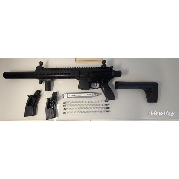 Carabine � plombs Sig Sauer MCX CO2 noir cal. 4.5mm