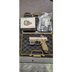 PISTOLET FN HERSTAL 502 CAL 22LR TAN