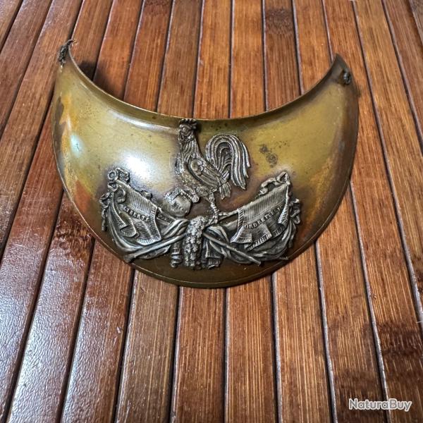 HAUSSE-COL D'OFFICIER DE LA GARDE NATIONALE, Monarchie de Juillet