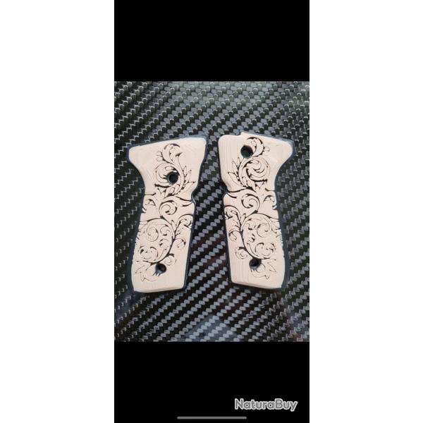 Plaquette poign�e  berreta 92 fs style mexicano