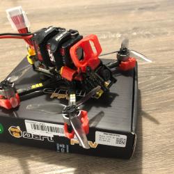 Ensemble TPU pour drone darwinfpv baby ape 2 Couleur rouge