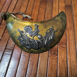 HAUSSE-COL D'OFFICIER DE LA GARDE NATIONALE, Monarchie de Juillet FRANCE /3/