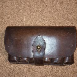 Cartouchi&eacute;re cuir pour cartouche 16mm