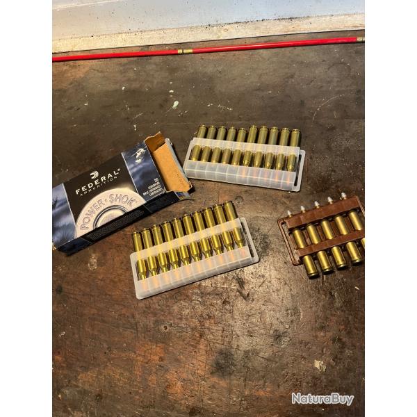 20 cartouches 300 win mag et 5 �tuis