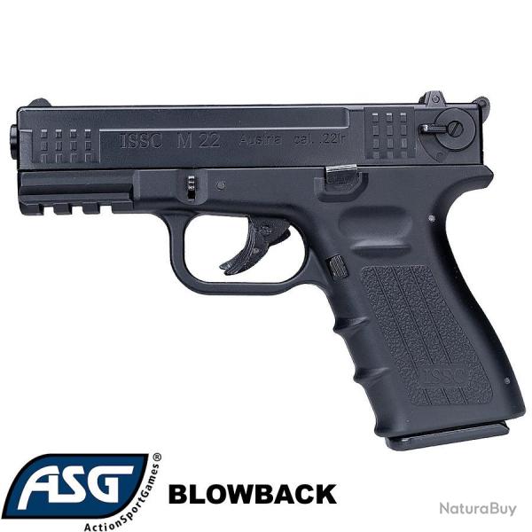 Pistolet Airsoft ISSC M22 CO2 Blowback - R�plique Autrichienne Puissante 1.8 Joule