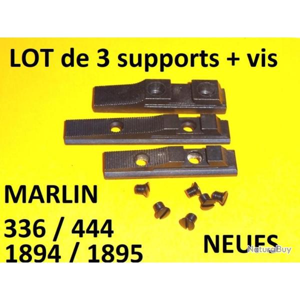 3 supports + vis guidon MARLIN 336 MARLIN 444 + MARLIN 1894 en ACIER - VENDU PAR JEPERCUTE (b12308)