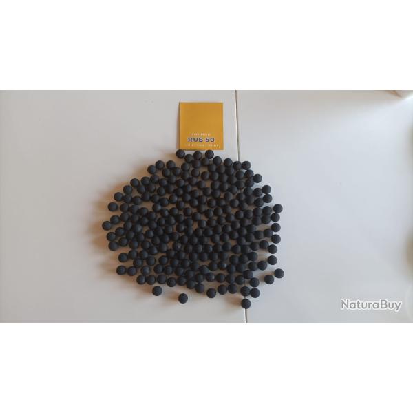 BILLES CAOUTCHOUC ENTRAINEMENT CAL .50 T4E (215 pi�ces)