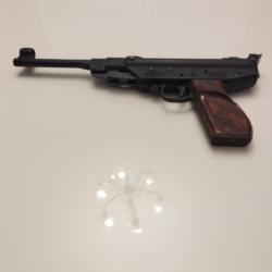 Pistolet ancien &agrave; air comprim&eacute; marque RECORD calibre 4,56