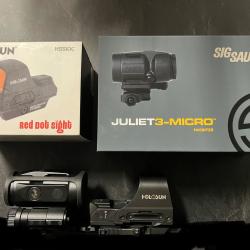 Combo Holosun HS510C+ SIG Juliet3-micro 3x (sans l'arme)