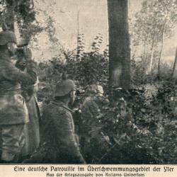 CPA - Eine deutfche Patrouille im Aberfchmemmungsgebiet -N7242