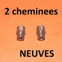 paire de chemin&eacute;es fusil type LEFAUCHEUX diam&egrave;tre 7.45mm - VENDU PAR JEPERCUTE (D20N411)