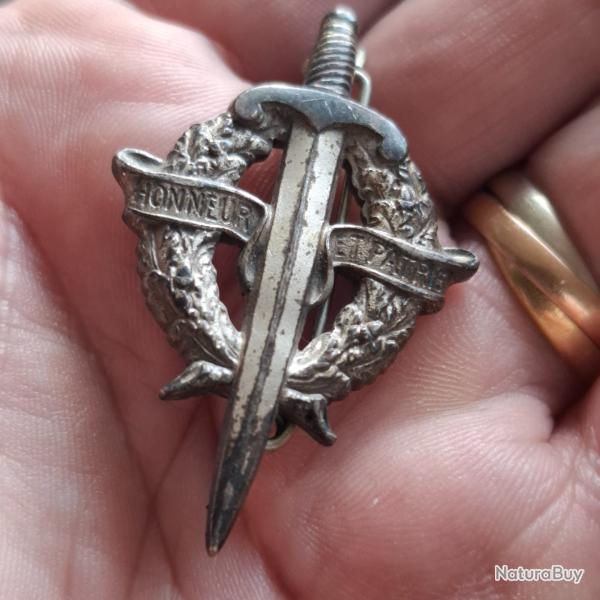 INSIGNE BREVET PREPARATION MILITAIRE ( PERIODE INDOCHINE )