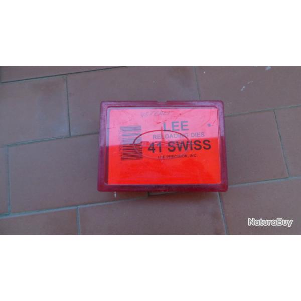 JEU DE 2 OUTILS LEE DE CALIBRE 41 SWISS