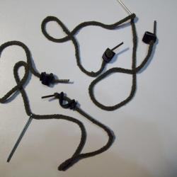 chaase  2 lacets attaches pour appelant palombes