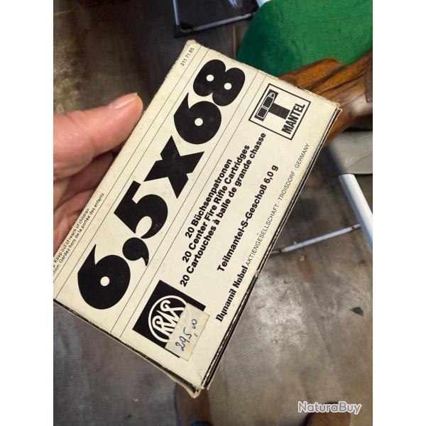 � saisir sans prix de r�serve munitions 6,5x68