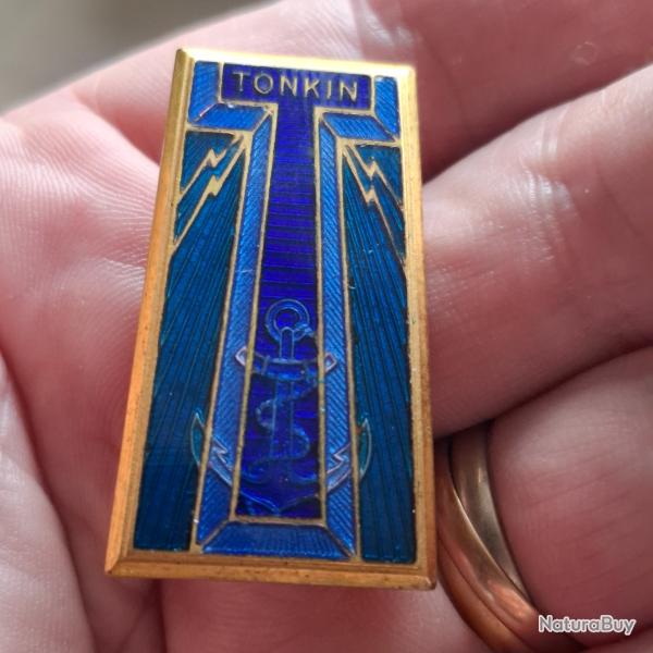 INSIGNE TRANSMISSIONS TONKIN ( PERIODE INDOCHINE )