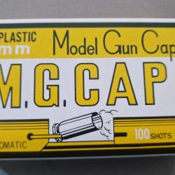 M.G.CAP 7mm Model Gun Caps 100 Shots p&eacute;tards pour r&eacute;plique de pistolet KSC
