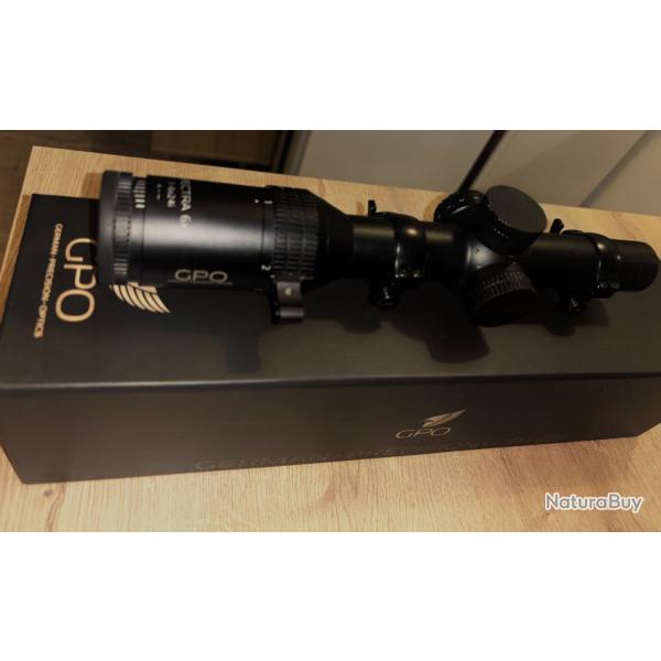 Lunette battue GPO SPECTRA 1-6x24i avec montage PARFAIT �TAT