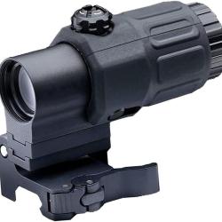 Loupe de Vis&eacute;e G33 3X avec Montage &agrave; D&eacute;gagement Rapide Magnifier pour Point Rouge Flip Side (STS
