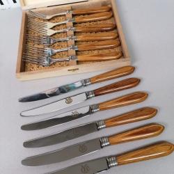 Couteaux table artisanaux m&eacute;nag&egrave;re orf&egrave;vrerie