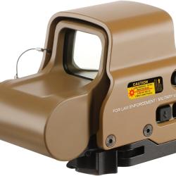 Viseur Holographique 558 Rouge / Vert D&eacute;montage Rapide Rail Picatinny 20 mm  Beige