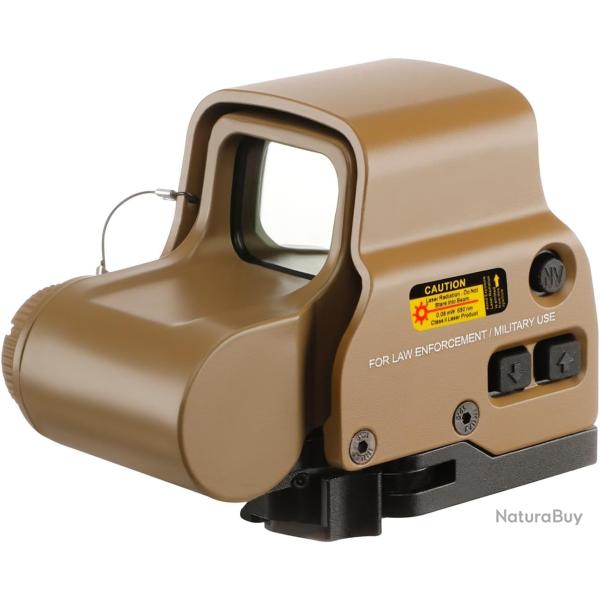 Viseur Holographique 558 Rouge / Vert D�montage Rapide Rail Picatinny 20 mm  Beige