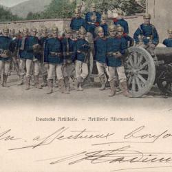 CPA -Deutsche  Artillerie  - Artillerie Allemande - N&deg;7248