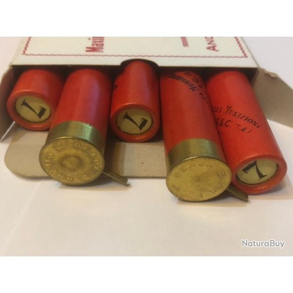 Boite de 10 Cartouches Calibre 16 � Broche Plomb 7 - Poudre Noire