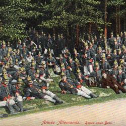 CPA - Arm&eacute;e Allemande Repos sous Bois - N&deg;7249