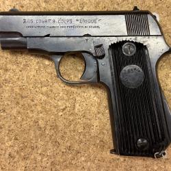 Pistolet UNIQUE Rr51 - 7,65 mm