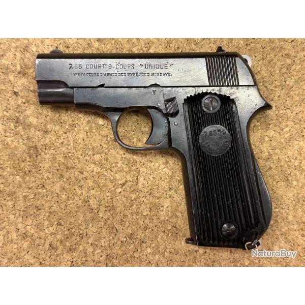 Pistolet UNIQUE Rr51 - 7,65 mm