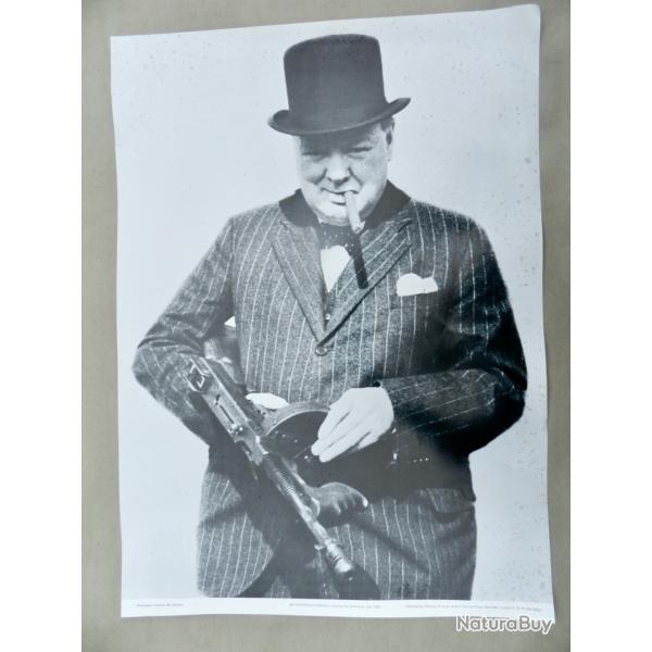 Affiche / poster historique - Winston Churchill, juillet 1940