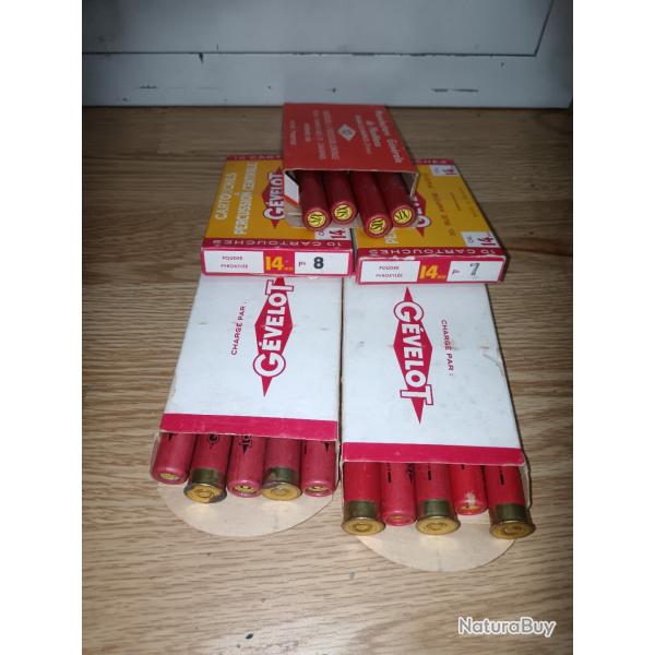 Lot de 44 cartouches 14mm
