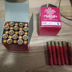 Lot de 31 cartouches 410 Magnum