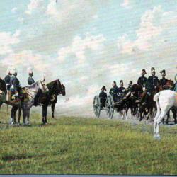 CPA - Arm&eacute;e Allemande ,Lempereur passant la revue. Le Pas de Parade - N&deg;7252