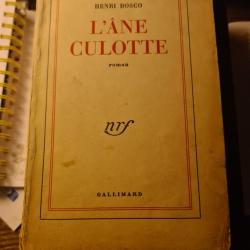 L'ane culotte Henri Bosco Nrf Gallimard 1960