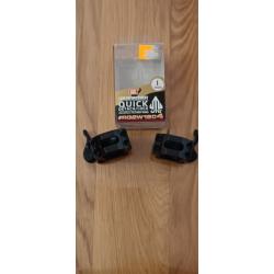 COLLIERS DE MONTAGE RAPIDE UTG RAIL PICATINNY/WEAVER HAUT 25.4mm/1"