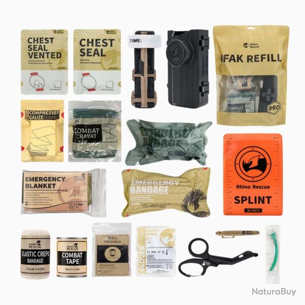 Kit Trauma IFAK - 17pcs