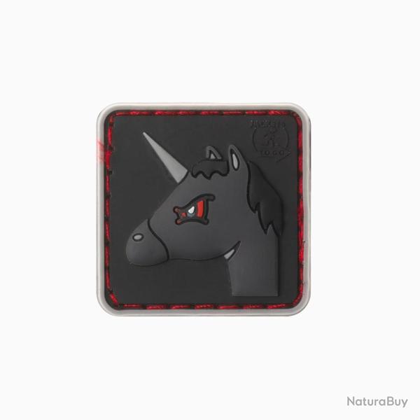 Patch Angry Unicorn Noir/Rouge