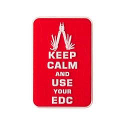 Patch Keep Calm EDC Rouge