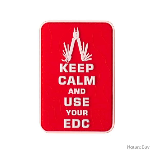 Patch Keep Calm EDC Rouge