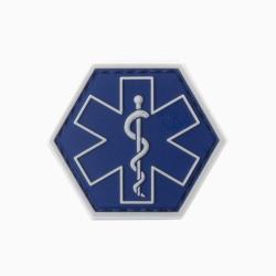 Patch Paramedic Hexagon Bleu