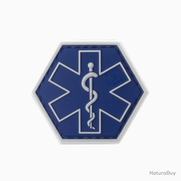 Patch Paramedic Hexagon Bleu