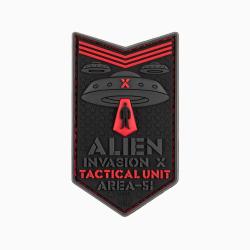 Patch Alien Invasion Noir/Rouge