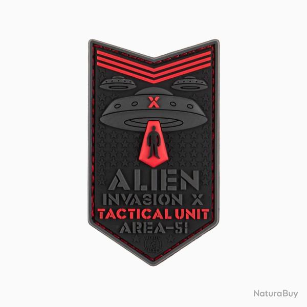Patch Alien Invasion Noir/Rouge