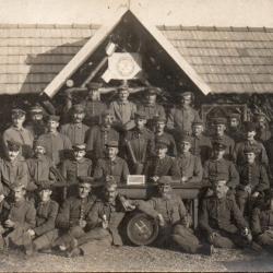 CPA - photo D'un groupe de soldats allemands- N&deg;-7254