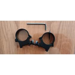 COLLIERS MOYEN MONTAGE FIXE RAIL WEAVER DIAM 30MM